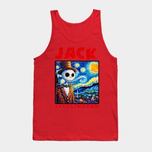 Skellington in starry night Tank Top